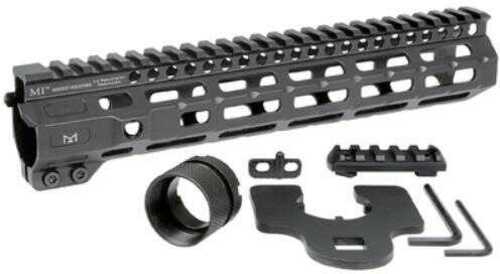 Midwest Industries MICRM105 Combat M-Lok Handguard AR-15 Black Hardcoat Anodized 6061-T6 Aluminum 10.50"